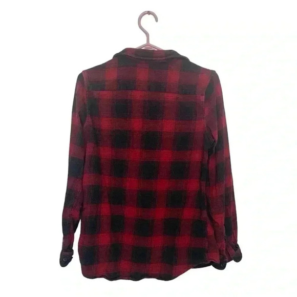 Muskoka Trail ladies, light flannel shirt w grizzly logo size medium - Picture 3 of 8